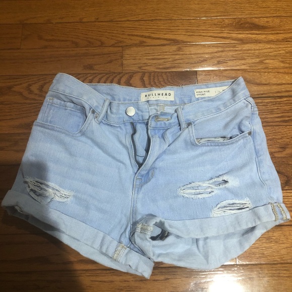 Bullhead Pants - PacSun Bullhead Denim High-Rise Shorts 26